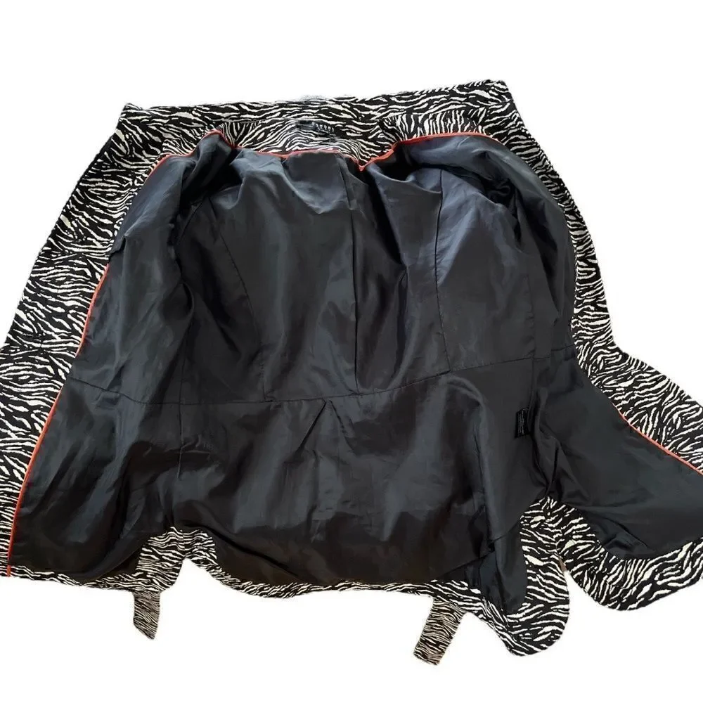 Sandro Studio Animal Print Jacket - Picture 4 of 7
